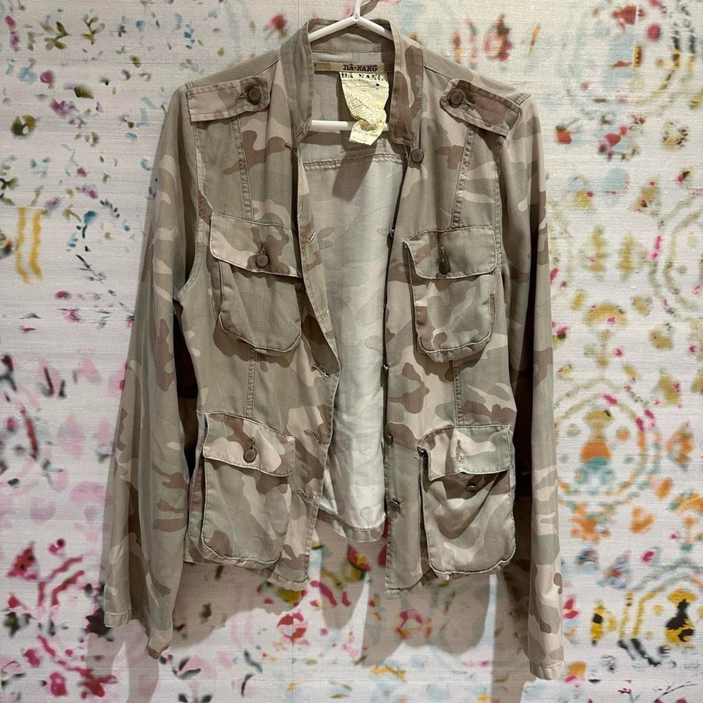 Da-Nang Tan Camouflage Utility Jacket